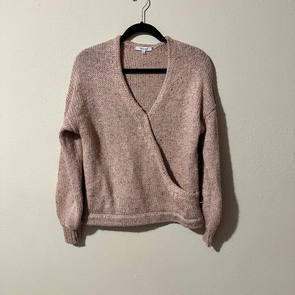 Madewell v neck long sleeve sweater